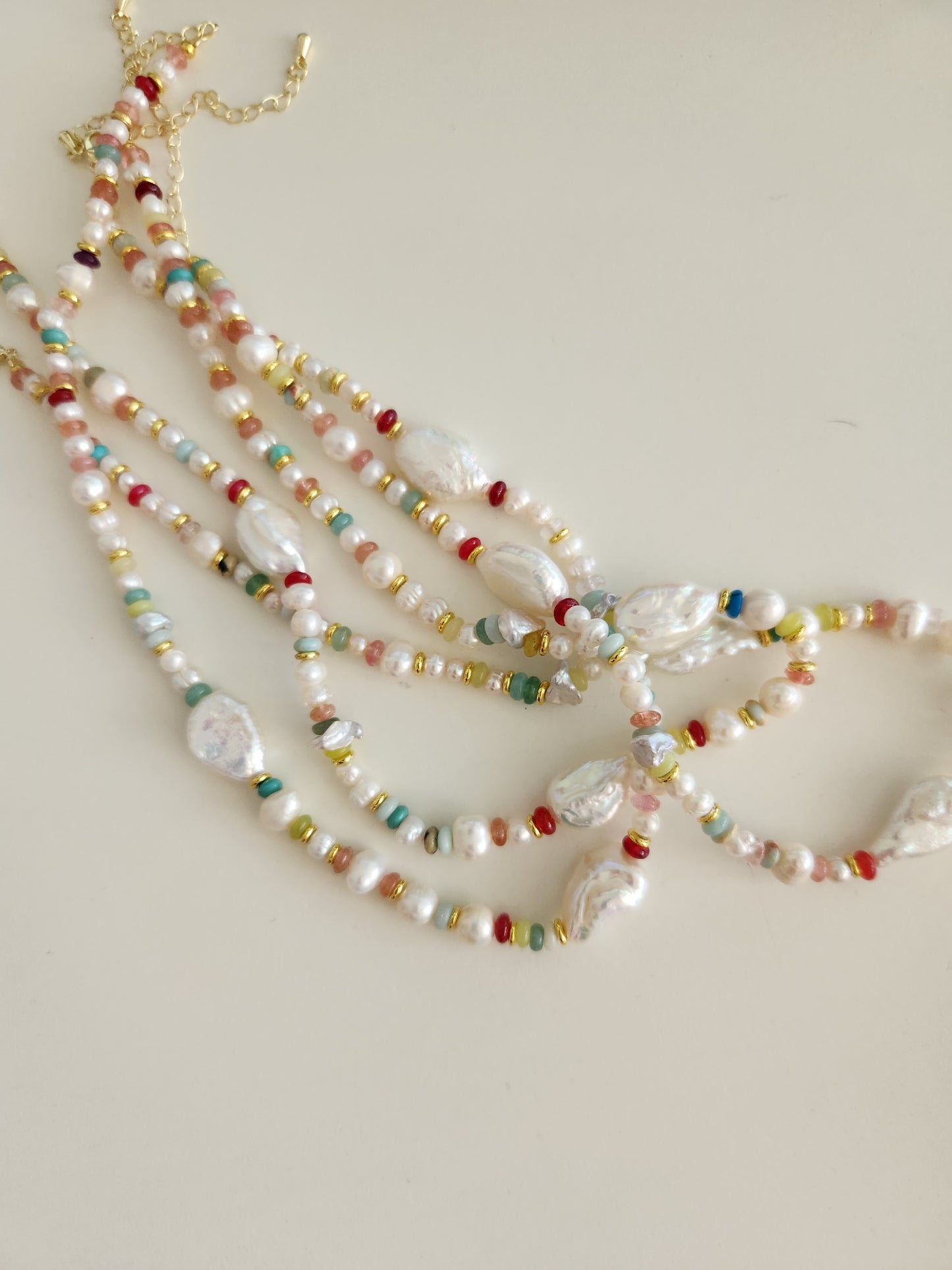 Amalfi Pearl Initial Necklace