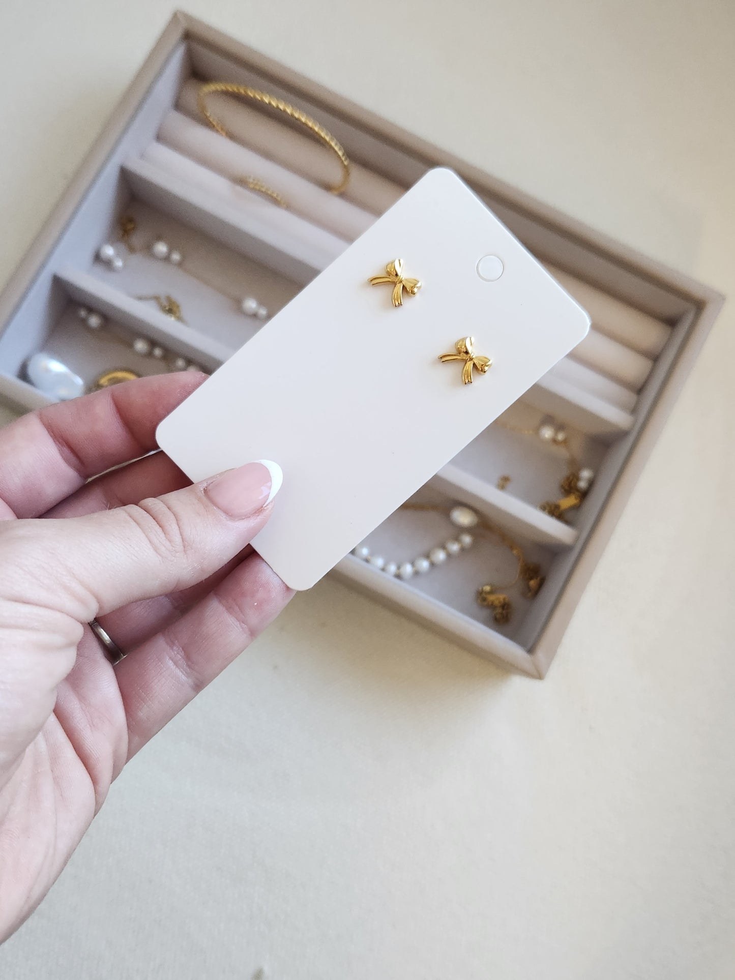 Aya Bow Studs