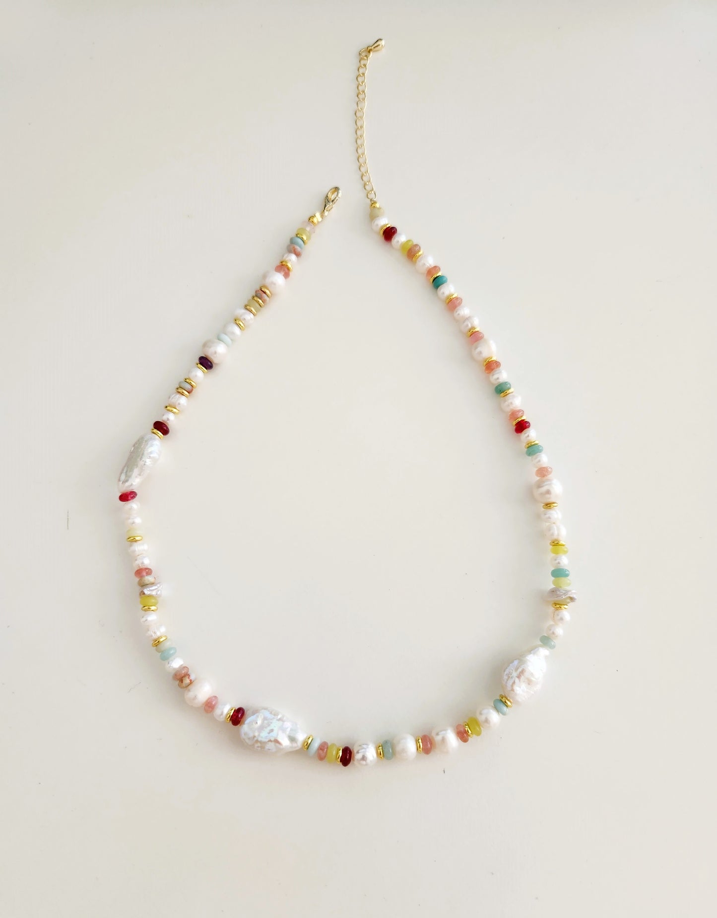 Amalfi Pearl Initial Necklace